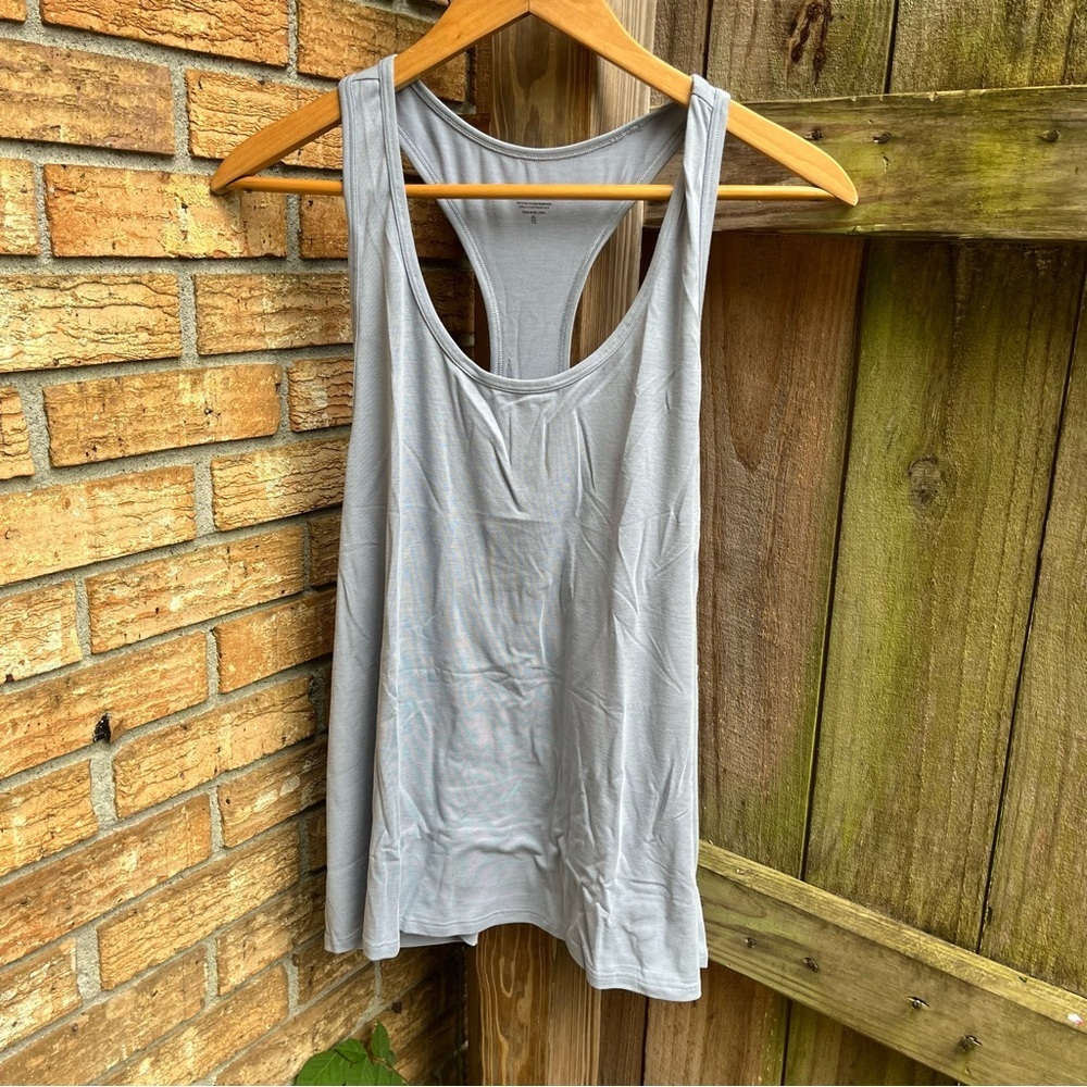 Athleta Light Gray Women's With Ease Sport Racerback Tank Top